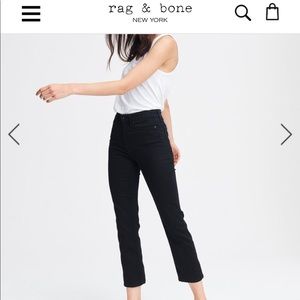 Black Rag and Bone cigarette jean